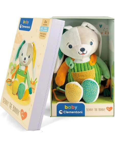 Baby Clem - Peluche Benny il coniglietto CLE17419 Clementoni | Futurartshop.com