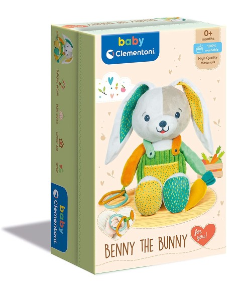 Baby Clem - Peluche Benny il coniglietto CLE17419 Clementoni | Futurartshop.com