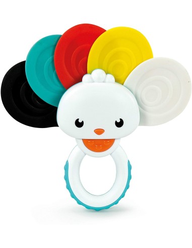 Bab CL Clem-Peacock Rattle Rainbow CLE17325 Clementoni | Futurartshop.com