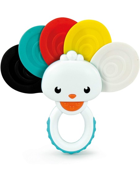 Bab CL Clem-Peacock Rattle Rainbow CLE17325 Clementoni | Futurartshop.com