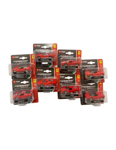 Bburago Ferrari race and PLA scala in 1 : 64 scale - assorted MAG18-56102 Goliath | Futurartshop.com