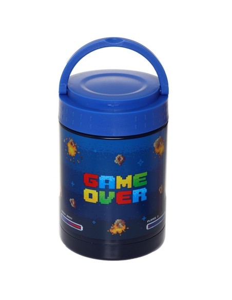 Thermal container for food Game Over - 500 ml in steel PUCLPOT03A Futurart | Futurartshop.com