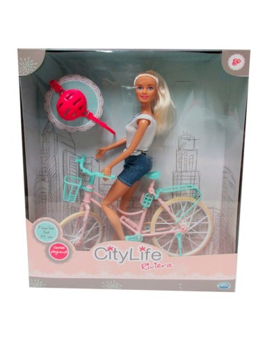 CIT Life Life-Fashion Doll with bike ODS44413 Ods | Futurartshop.com