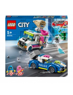 Lego City 60314-the ice cream van and the police chase LEG6379601 Lego- Futurartshop.com