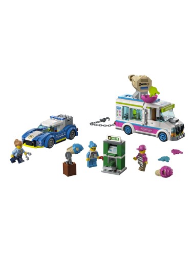 Lego City 60314 - Il furgone dei gelati e l'inseguimento della polizia LEG6379601 Lego | Futurartshop.com