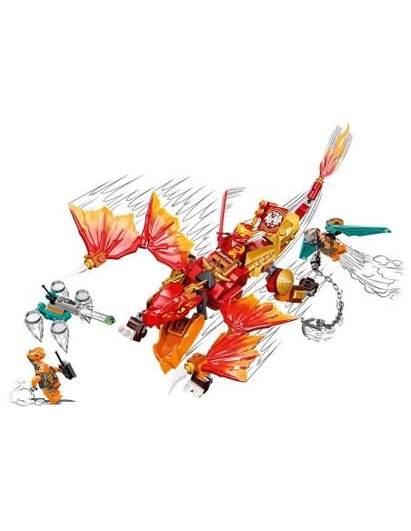 Lego Ninjago 71762 - Dragone del fuoco di kai LEG6371138 Lego | Futurartshop.com