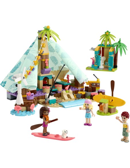 Lego Friends 41700-Glamping on the beach LEG6371116 Lego | Futurartshop.com