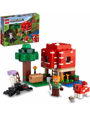 Lego Minecraft - La casa dei Funghi 21179 LEG6379563 Lego | Futurartshop.com
