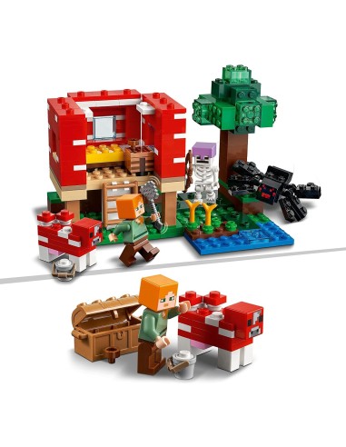 Lego Minecraft-The Mushroom House 21179 LEG6379563 Lego | Futurartshop.com