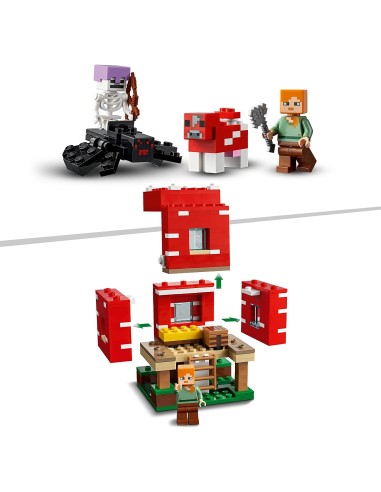 Lego Minecraft - La casa dei Funghi 21179 LEG6379563 Lego | Futurartshop.com