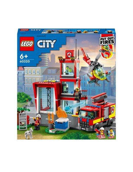 Lego City 60320-Firehouse LEG6379617 Lego | Futurartshop.com