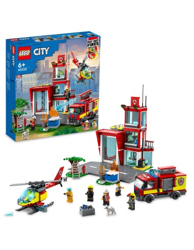 Lego City 60320-Firehouse LEG6379617 Lego | Futurartshop.com