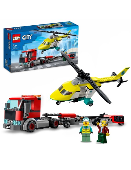 Lego City 60343 - Trasportatore di elicotteri di salvataggio LEG6379661 Lego | Futurartshop.com