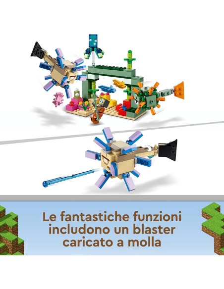 Lego Minecraft - La battaglia del guardiano 21180 LEG6379565 Lego | Futurartshop.com