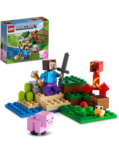 Lego Minecraft-the ambush of the Creeper 21177 LEG6379559 Lego | Futurartshop.com