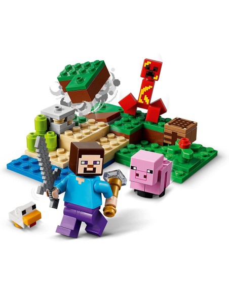 Lego Minecraft-the ambush of the Creeper 21177 LEG6379559 Lego | Futurartshop.com