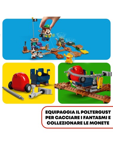 Lego Super Mario - Luigi's mansion laboratorio e Poltergust 71397 LEG6379521 Lego | Futurartshop.com