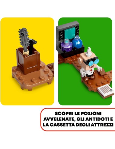 Lego Super Mario - Luigi's mansion laboratorio e Poltergust 71397 LEG6379521 Lego | Futurartshop.com