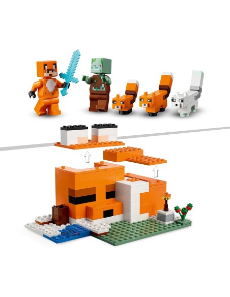 Lego Minecraft-the Fox shed 21178 LEG6379561 Lego | Futurartshop.com
