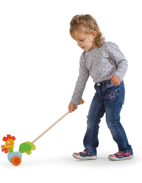 Trainabile Galletto push along TRU82891 Trudi | Futurartshop.com