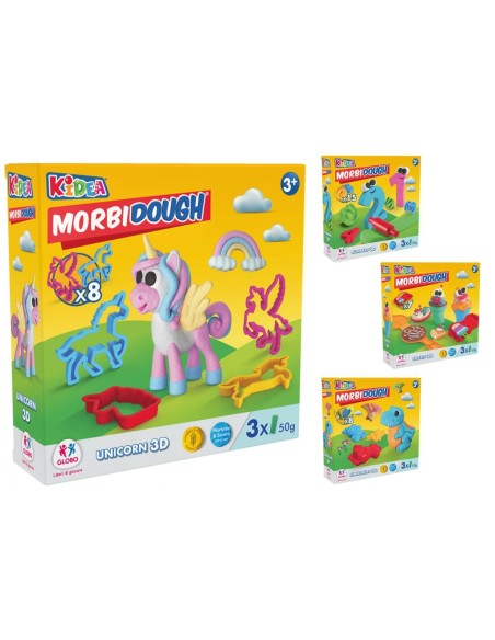 Morbidough pasta da modellare con formine GLO40717-1 Globo | Futurartshop.com