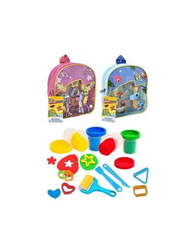 Morbidough zainetto con pasta da modellare con formine GLO40858-1 Globo | Futurartshop.com