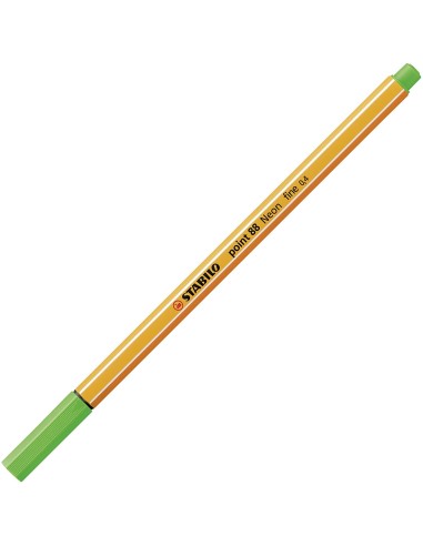Stabilo point neon pen 88/033 - green color LAG0001904 Stabilo | Futurartshop.com