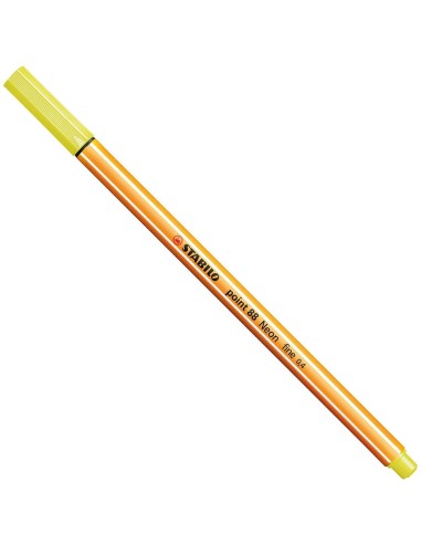 Penna Stabilo point neon 88/24 - colore giallo fluo LAG0001901 Stabilo | Futurartshop.com