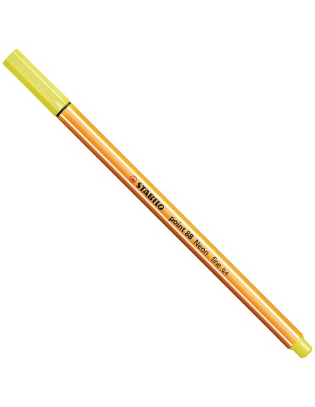Stabilo point neon 88/24 pen - fluo yellow color LAG0001901 Stabilo | Futurartshop.com