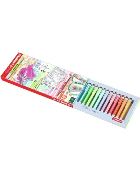 Confezione evidenziatori swing cool pastel - 18 pezzi ARV1066319 Stabilo | Futurartshop.com
