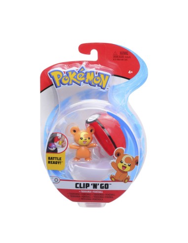 Pokémon Ball Clip n' Go - personaggio Teddiursa ultra ball GIOPKE49000-5 Giochi Preziosi | Futurartshop.com