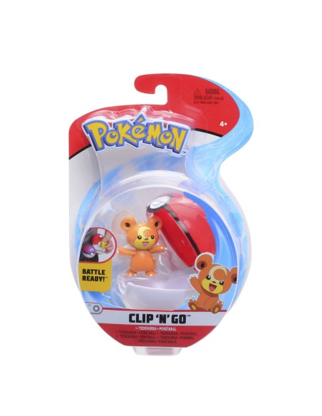 Pokémon Ball Clip n' Go - personaggio Teddiursa ultra ball GIOPKE49000-5 Giochi Preziosi | Futurartshop.com