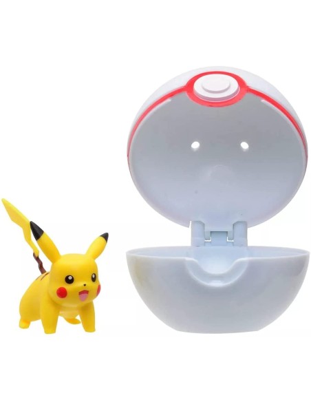 Pokémon Ball Clip n' go - personaggio Pikachu premiere ball GIOPKE49000-1 Giochi Preziosi | Futurartshop.com