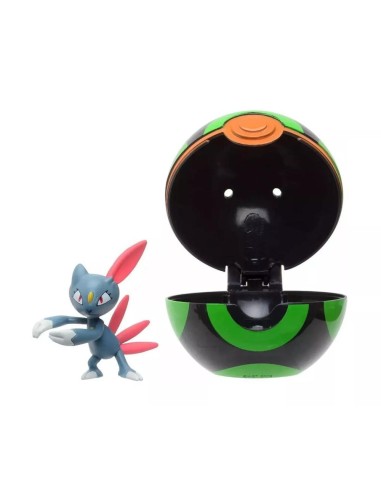 Pokémon Ball Clip n' go - personaggio Sneasel dusk ball GIOPKE49000-2 Giochi Preziosi | Futurartshop.com