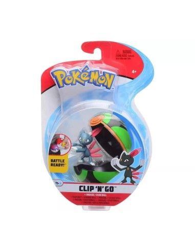 Pokemon ball Clip n ' go-character Sneasel dusk ball GIOPKE49000-2 Giochi Preziosi | Futurartshop.com