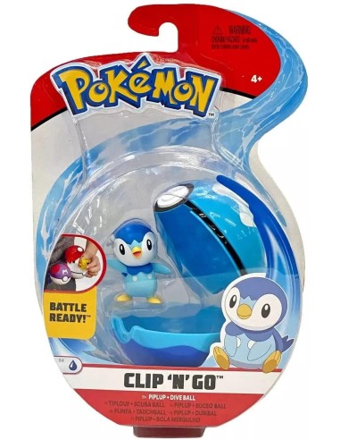 Pokemon ball Clip n ' go-Piplup dive Ball character GIOPKE49000-3 Giochi Preziosi | Futurartshop.com