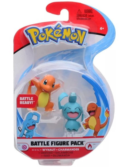 Pokémon - blister personaggio Charmander VS Wynaut GIOPKE51000-3 Giochi Preziosi | Futurartshop.com