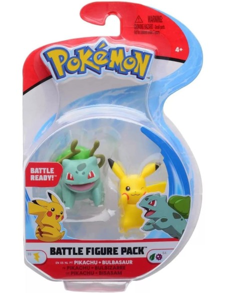 Pokémon - blister personaggio Pikachu VS Bulbasaur GIOPKE51000-5 Giochi Preziosi | Futurartshop.com
