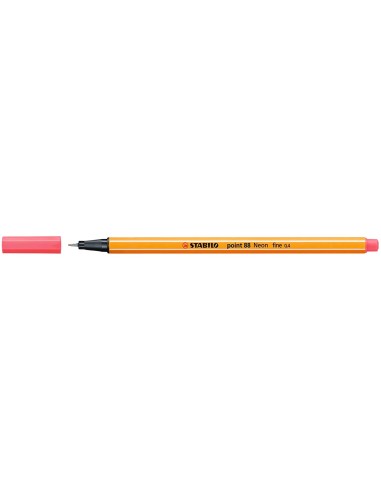 Stabilo point 88 pen - fluo red color ARV438568 Stabilo | Futurartshop.com