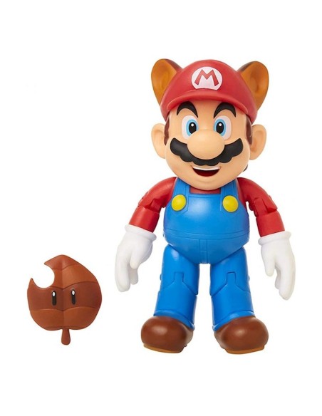 Super Mario - Raccoon Mario con super Leaf OLD40607 Jakks Pacific | Futurartshop.com