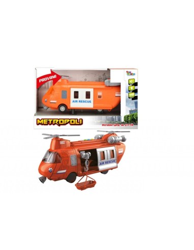 Helicopter rescue with lights and sounds in 1 : 16 scale TOY27426 Toys Garden | Futurartshop.com