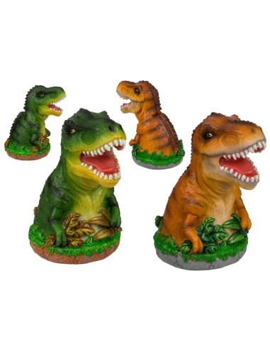 Polyresin dinosaur shaped piggy bank-13 cm OTB78/3994 Out of The Blue | Futurartshop.com