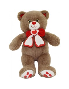 Plush bear with bow-2 assorted colors ICE46374 Futurart | Futurartshop.com