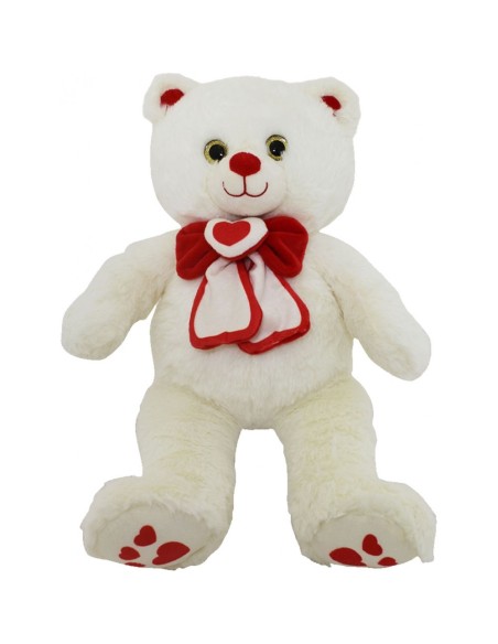 Plush bear with bow-2 assorted colors ICE46374 Futurart | Futurartshop.com