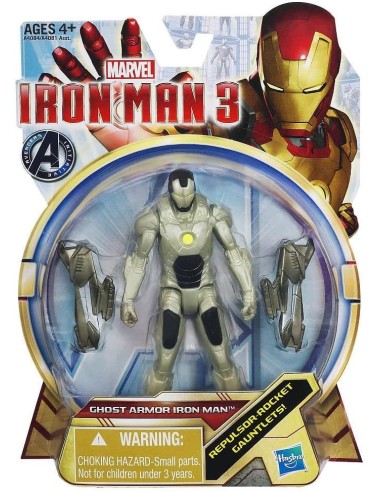 Iron Man 3 - personaggio Iron Man con armatura fantasma OLDA4081/A4084 Hasbro | Futurartshop.com