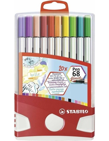 Pack of 20 brush Color parade markers ARV1065396 Stabilo | Futurartshop.com
