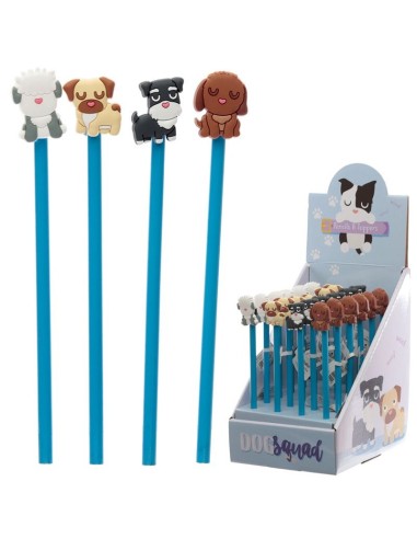 Matita con coprimatita cani in PVC - 4 modelli PUCPEN147 Futurart | Futurartshop.com