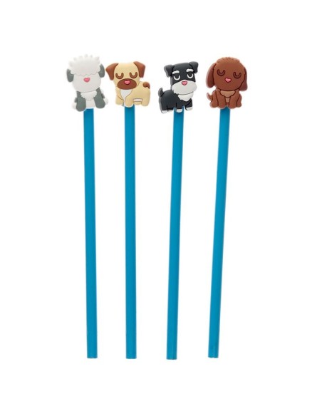 Matita con coprimatita cani in PVC - 4 modelli PUCPEN147 Futurart | Futurartshop.com