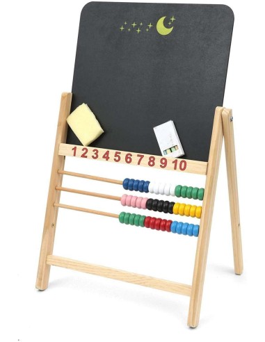 A di arte - Lavagna con pallottoliere in legno GIOGGI190419 Giochi Preziosi | Futurartshop.com