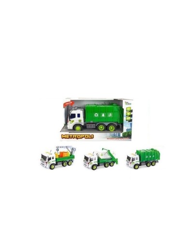 Eco-friendly truck with lights and sounds in 1: 16 scale-3 models TOY27464 Toys Garden | Futurartshop.com